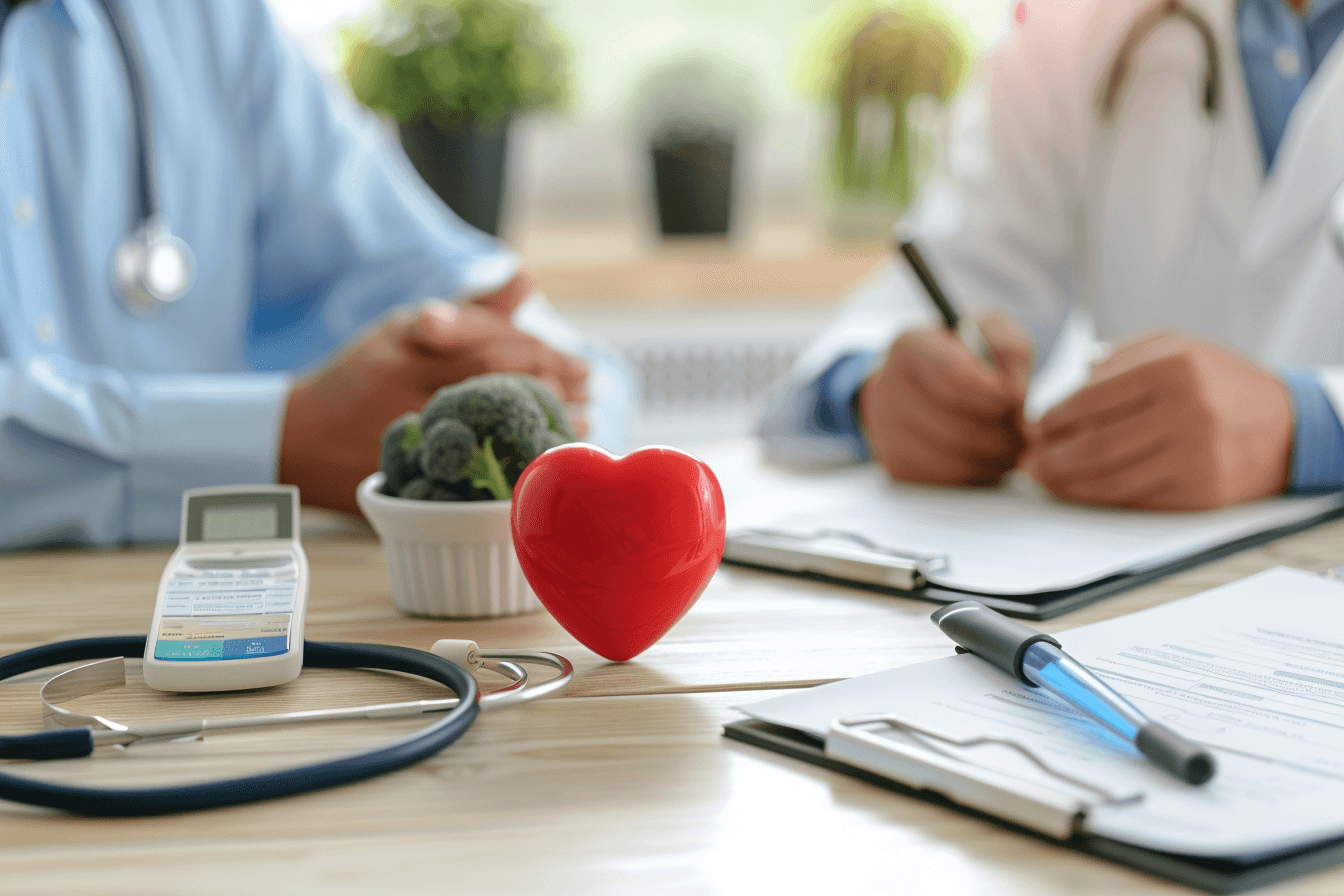 Common diseases associated with high lipoprotein(a) explained during doctor consultation