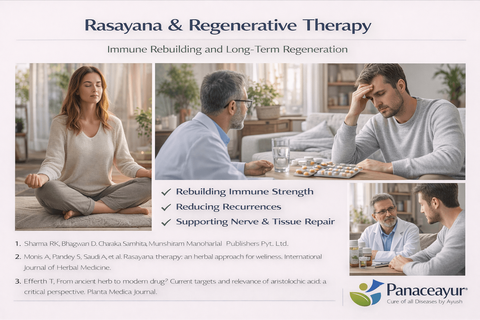 Absence of true rasayana and regenerative therapy