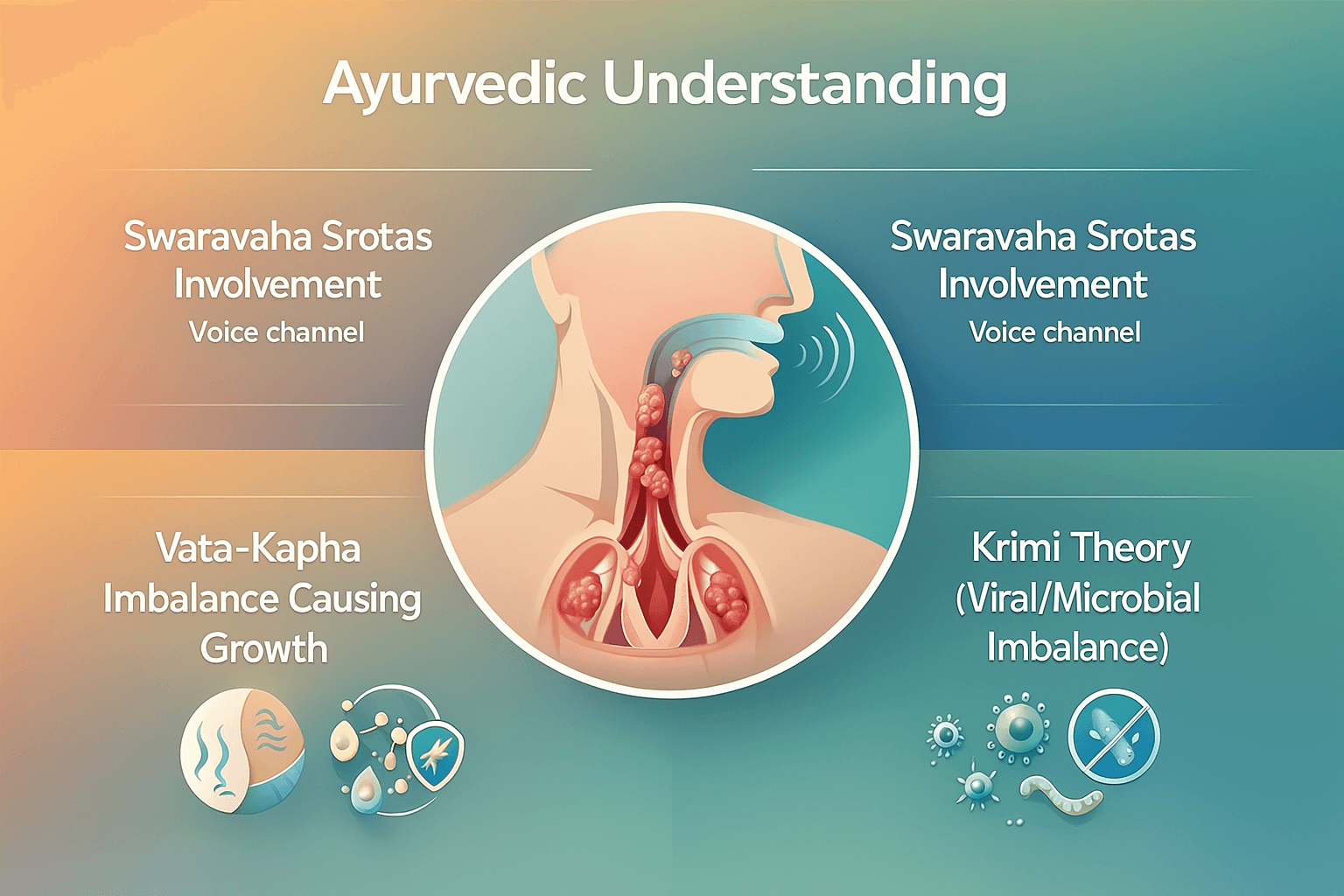 Laryngeal Papillomatosis: Symptoms, Diagnosis And Ayurvedic Cure 5 Ayurvedic understanding 1 1
