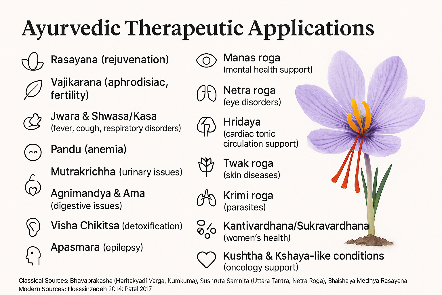Saffron Health Benefits, Uses &Amp; Side Effects 4 Ayurvedicc application