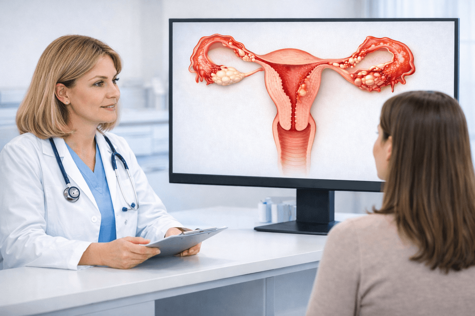 Causes of chronic salpingitis