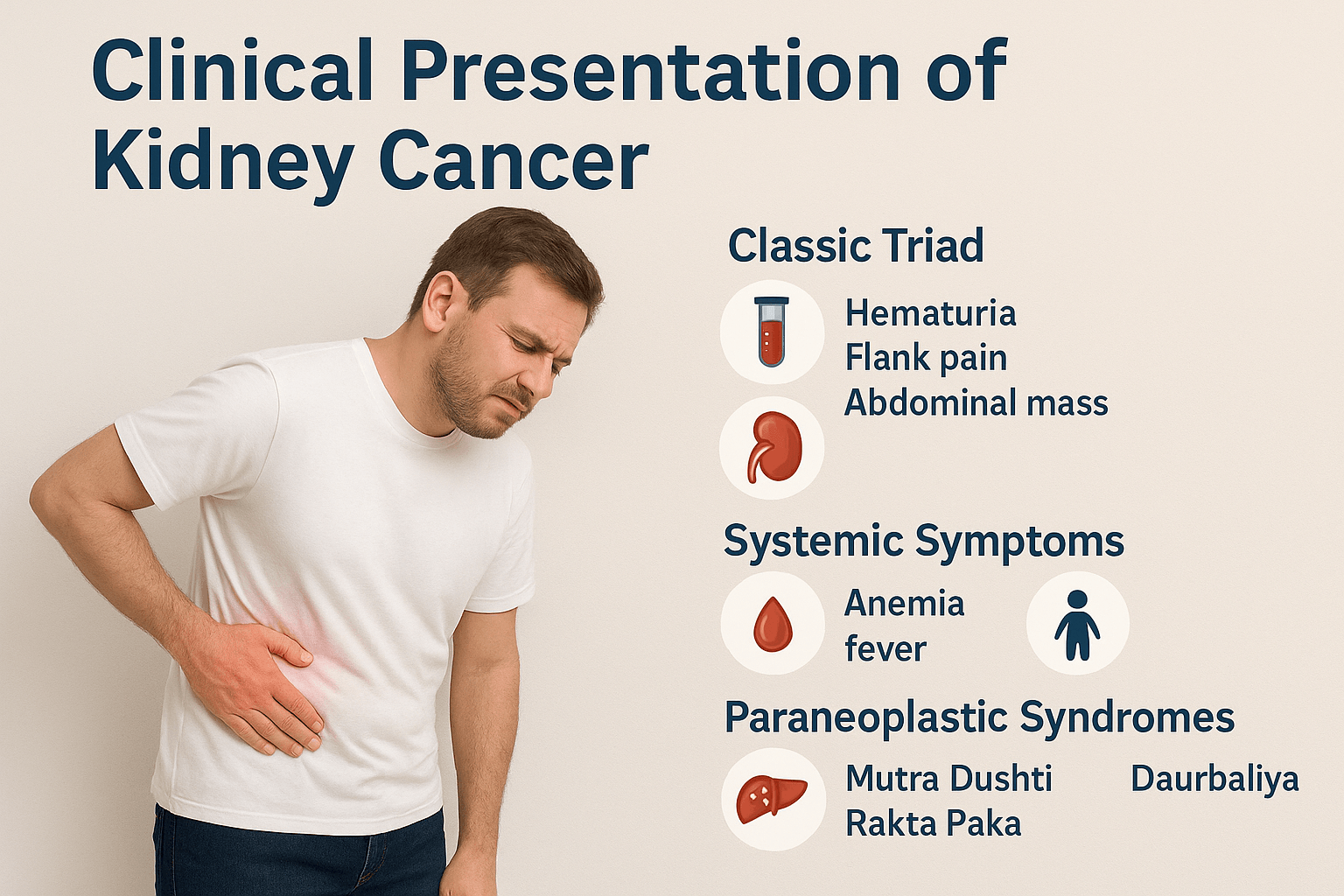 Kidney Cancer-Symptoms, Diagnosis, Treatment, And Ayurvedic Cure 5 Clinical presentation 1 1