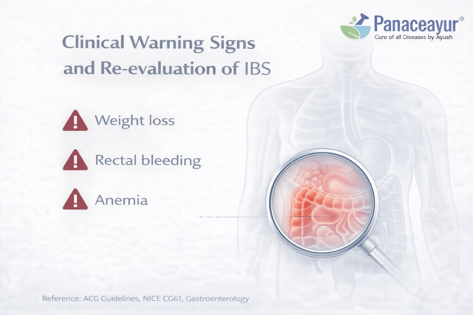 Clinical Warning Signs And Re-Evaluation Clinical warning signs in ibs indicating when symptoms require re evaluation beyond a functional diagnosis