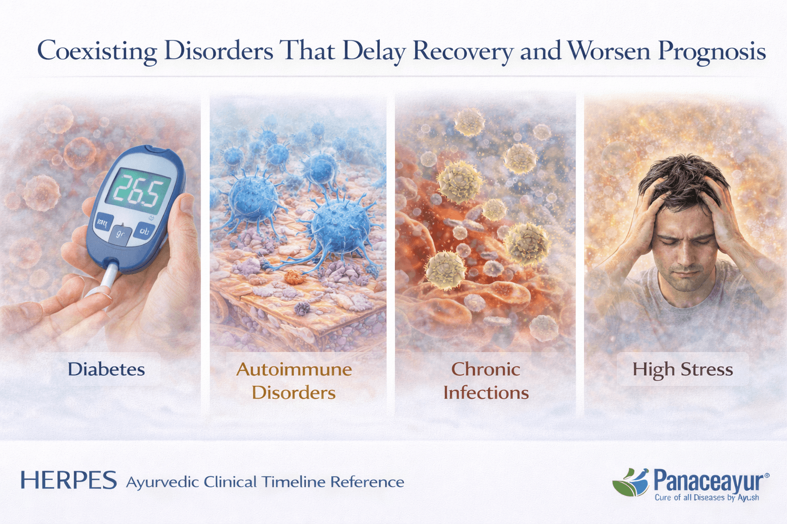 Coexisting disorders that delay recovery and worsen prognosis