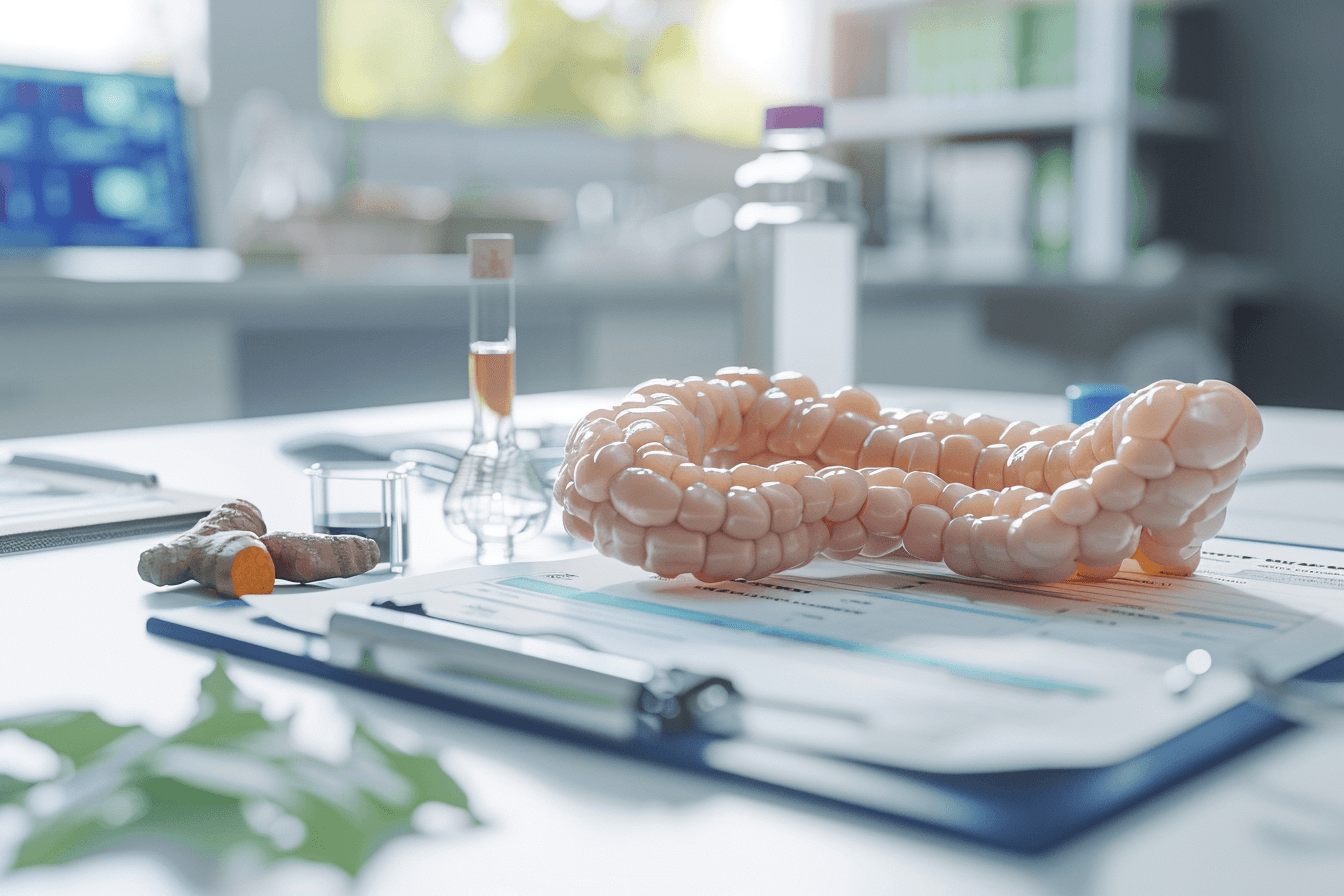 Clinical illustration of the large intestine highlighting colon and rectum in colorectal cancer explanation
