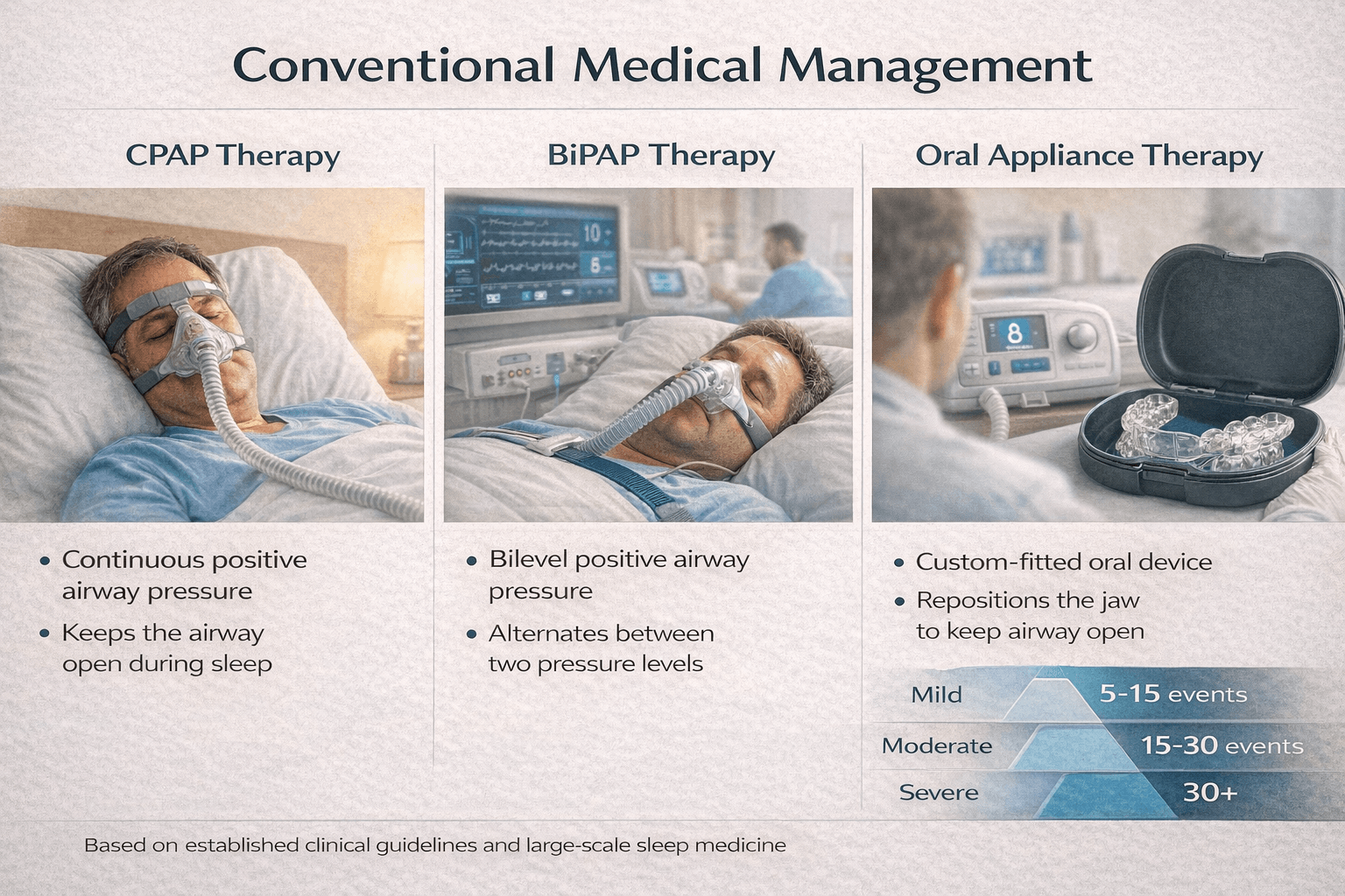 What Is Sleep Apnea? Symptoms, Risks, Diagnosis &Amp; Ayurvedic Cure 7 Conventional medical management
