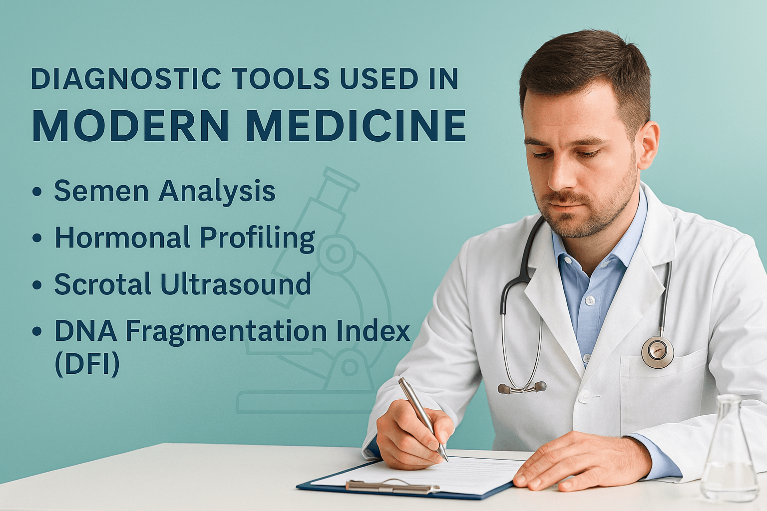 Male Infertility: Causes, Diagnosis, And Ayurveda Cure 2 Diagnostic tools used in modern medicine