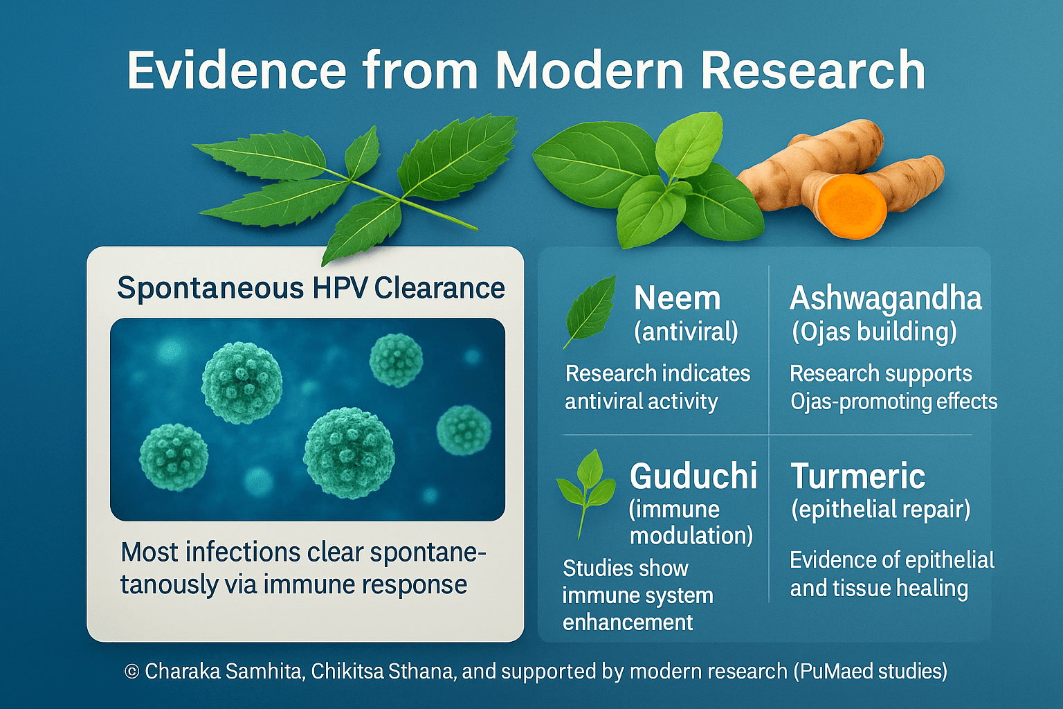 Evidence from modern research