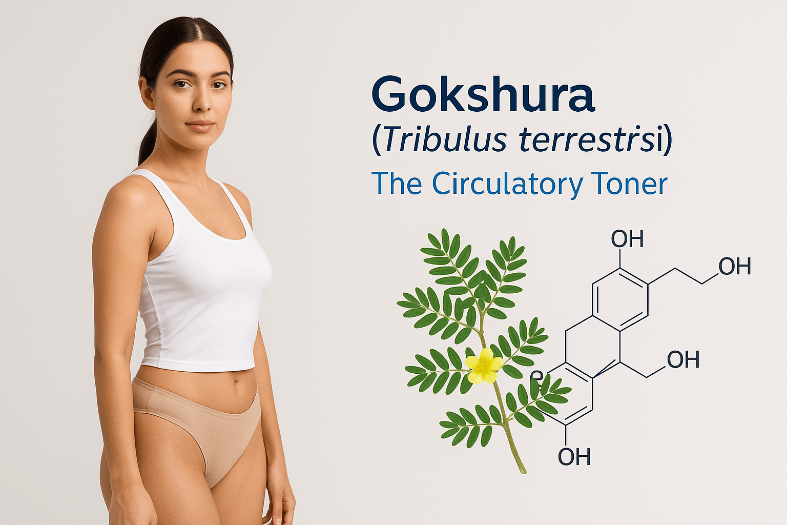 Natural Hip Development With Ayurveda- Vidari, Ashwagandha, Musli, Gokshura 5 Gokshura