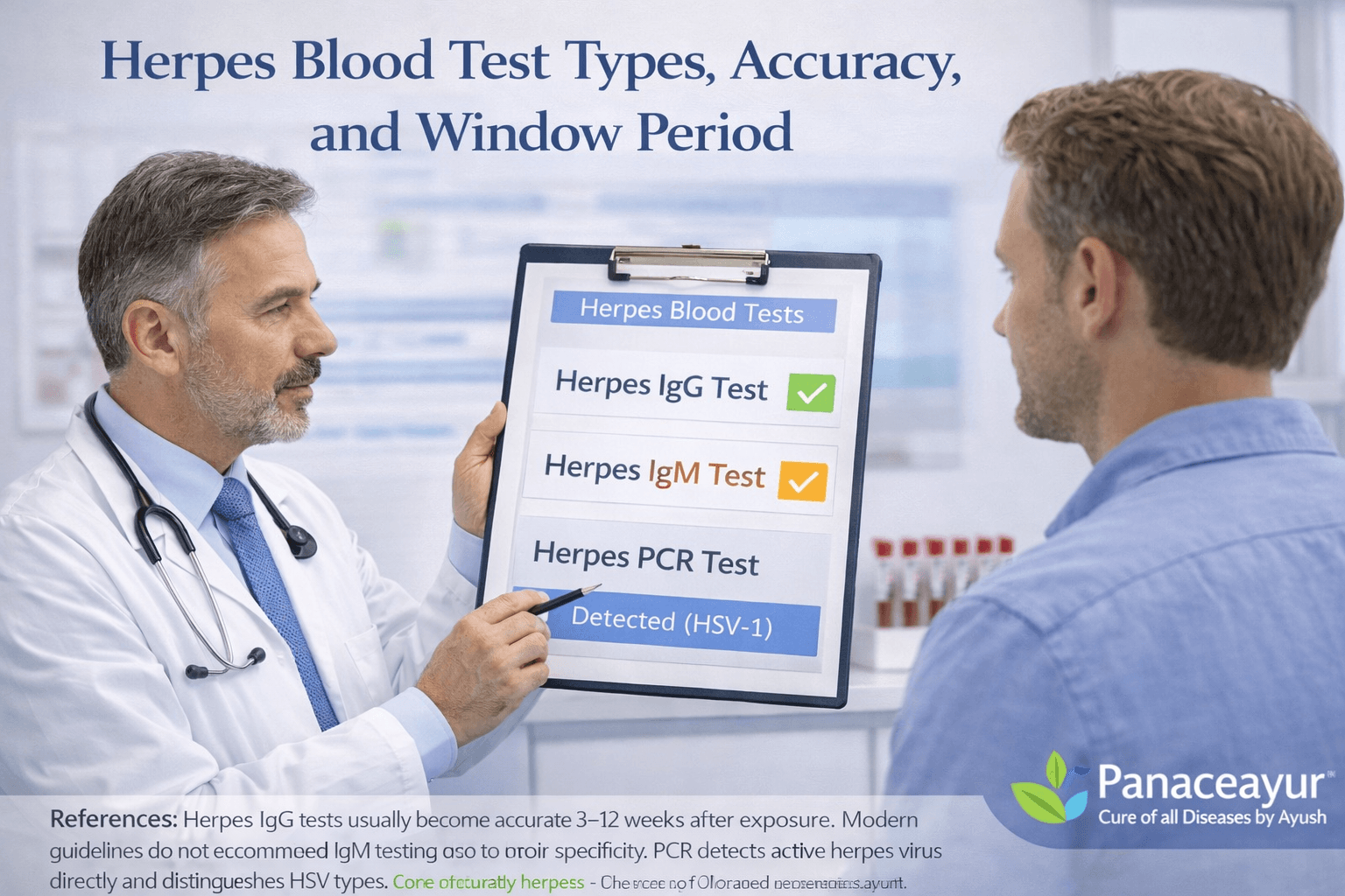 Ayurvedic Cure For Herpes- Root Cause Viral Elimination Explained 7 Herpes blood test types accuracy and window period explained