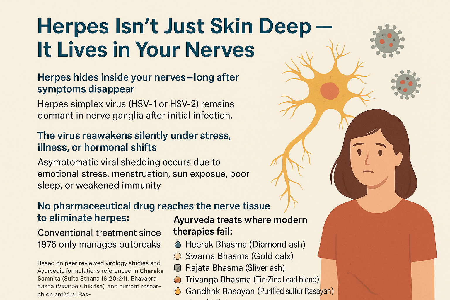 Herpes isnt just skin deep — it lives in your nerves 1