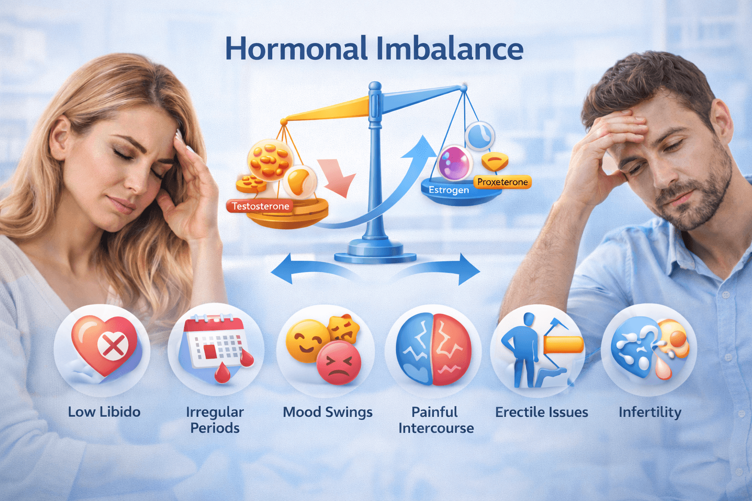 Sexual Health For Men And Women-Symptoms, Solutions And Recovery 7 Hormonal imbalance