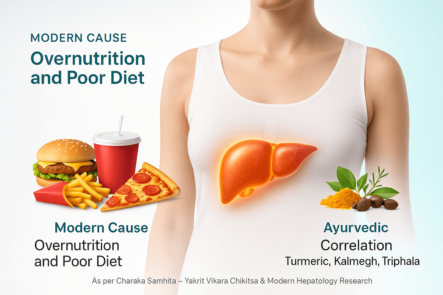 Fatty Liver- Causes, Symptoms, And Ayurvedic Cure 4 Main cause