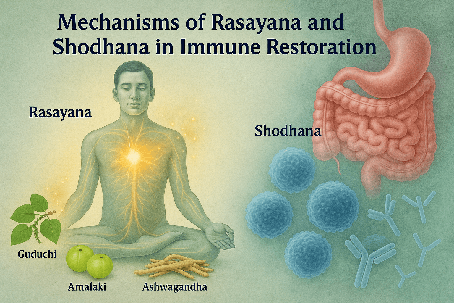 Mechanisms of rasayana and shodhana in immune restoration
