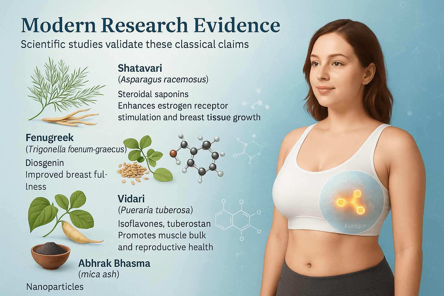 Breast And Hip Enlargement Naturally With Ayurveda 2 Modern research evidence