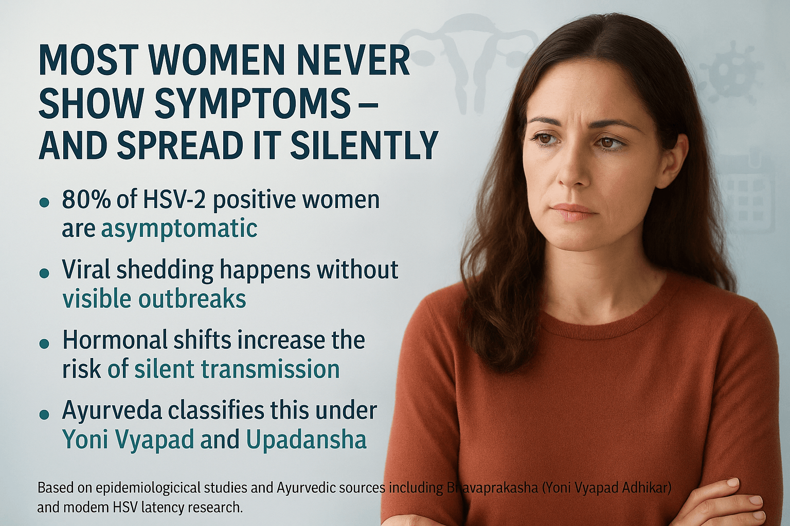 Herpes Co-Infections- Cmv, Ebv &Amp; Hhv6 Explained 2 Most women never show symptoms — and spread it silently