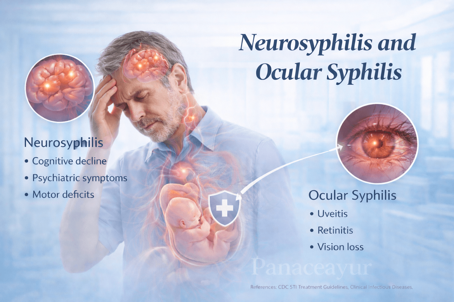 Syphilis Symptoms, Stages, Diagnosis, Treatment, &Amp; Ayurvedic Cure 4 Neurosyphilis and ocular syphilis