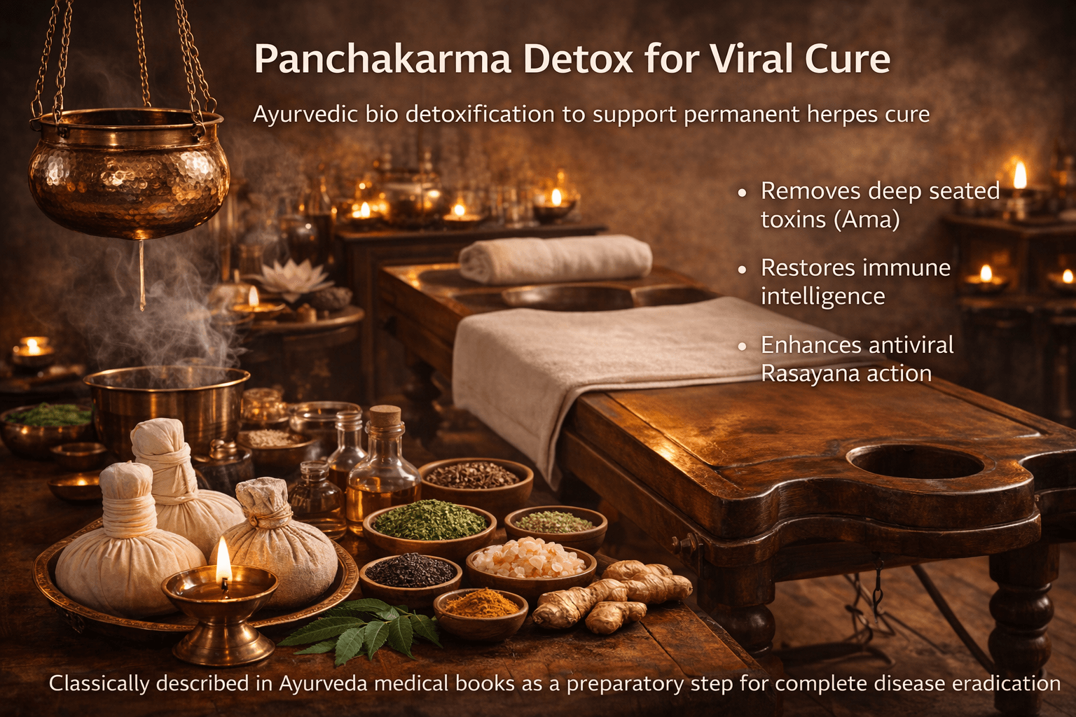 Can Herpes Be Cured Permanently? Real Cure Approach 8 Panchakarma detox optional but beneficial