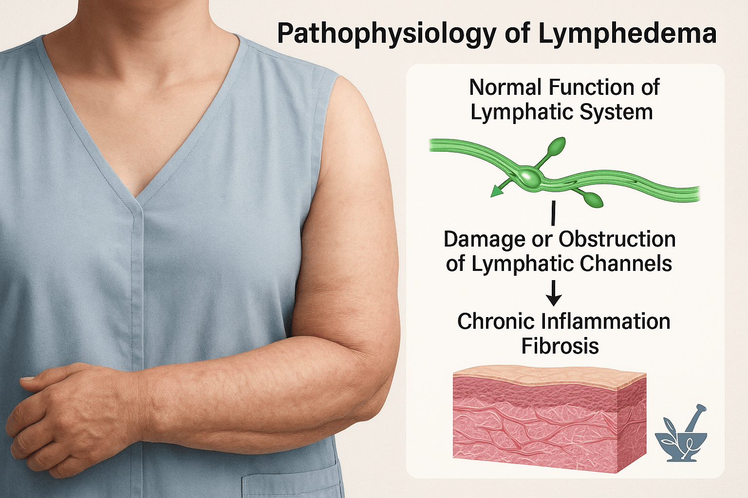 Lymphedema In Survivorship- Symptoms, Diagnosis, And Ayurvedic Care 1 Pathophysiology of lymphedema