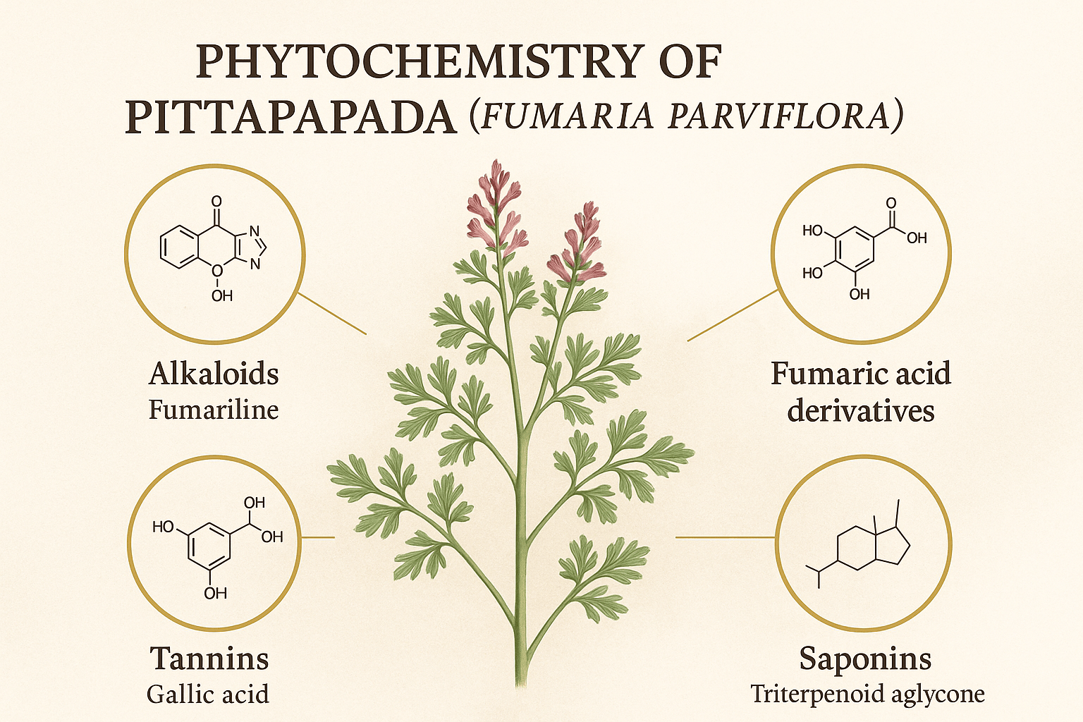 Pittapapada (Fumaria Parviflora): Ayurvedic Benefits, Uses, And Natural Cure 2 Phytochemistry