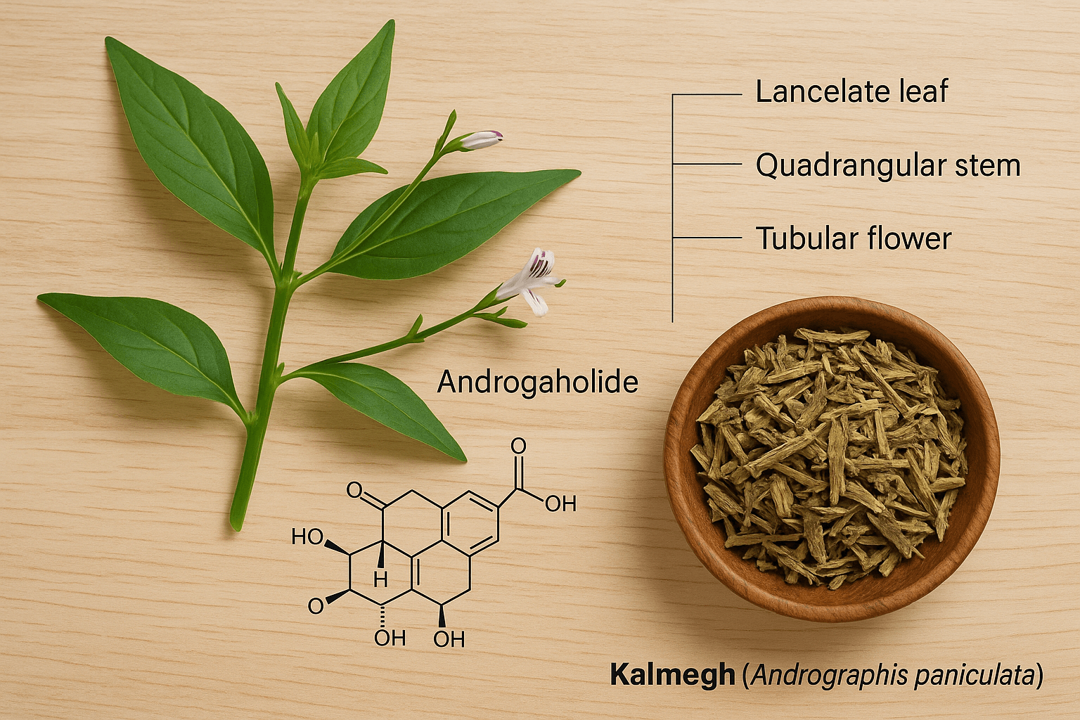 Kalmegh (Andrographis Paniculata)Herb For Liver, Immunity, And Viral Defense 1 Phytochemistry and pharmacognosy