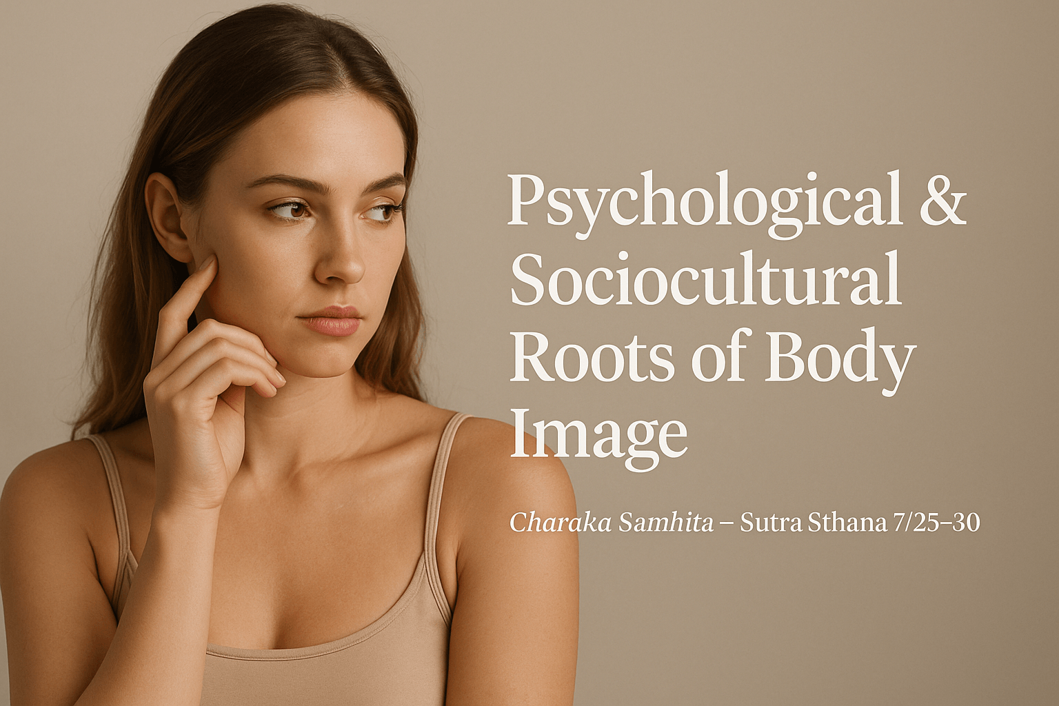 Psychological sociocultural roots of body image
