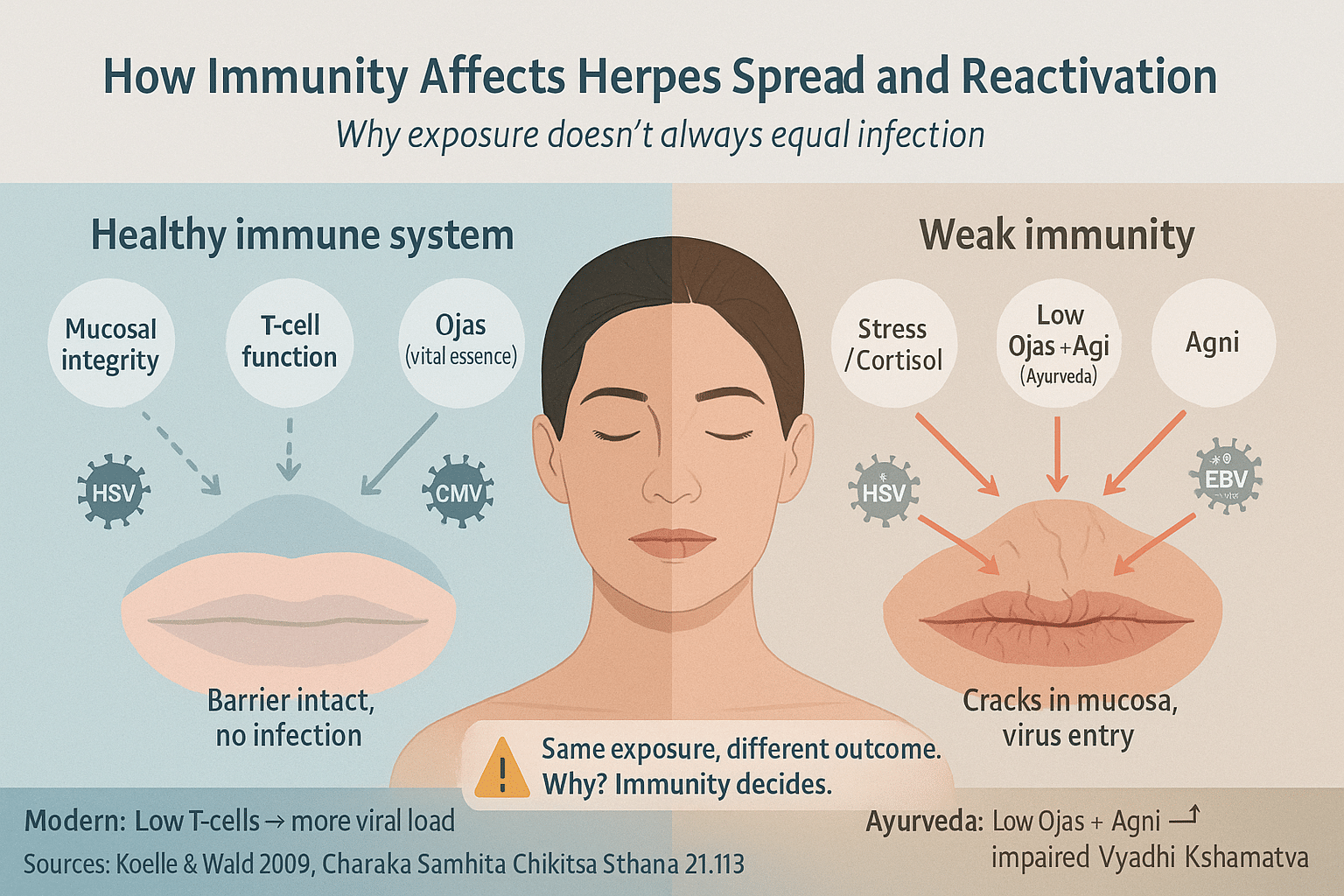 How Herpes Spreads 3 Role of immunity