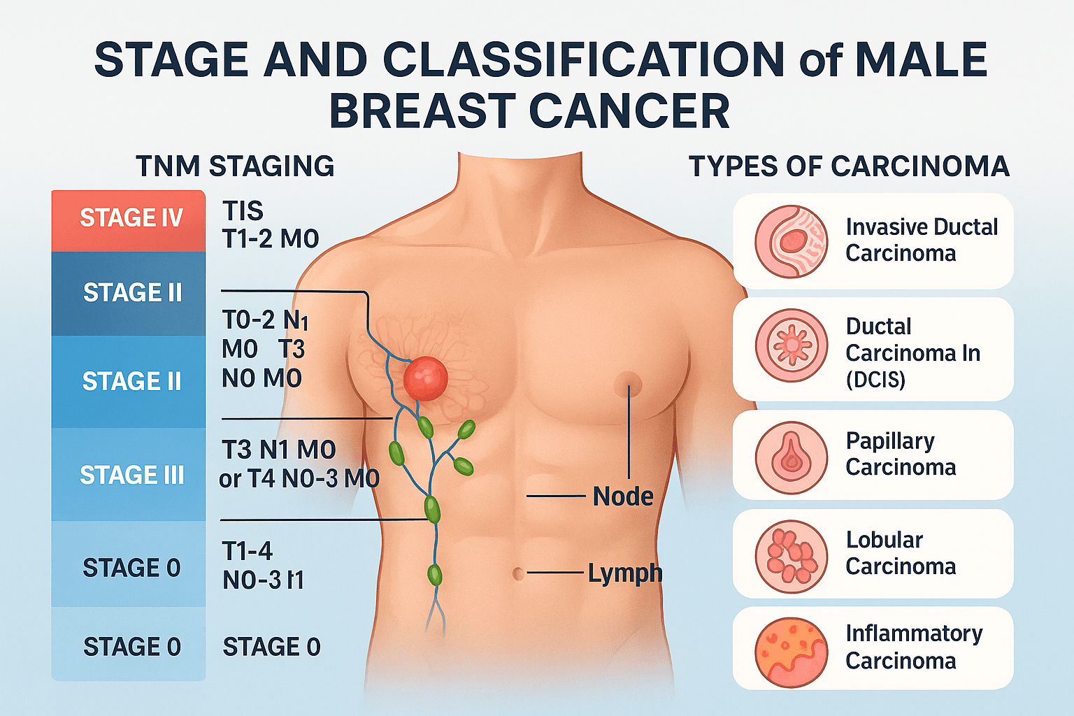 Male Breast Cancer- Causes, Symptoms, Diagnosis &Amp; Cure 5 Staging