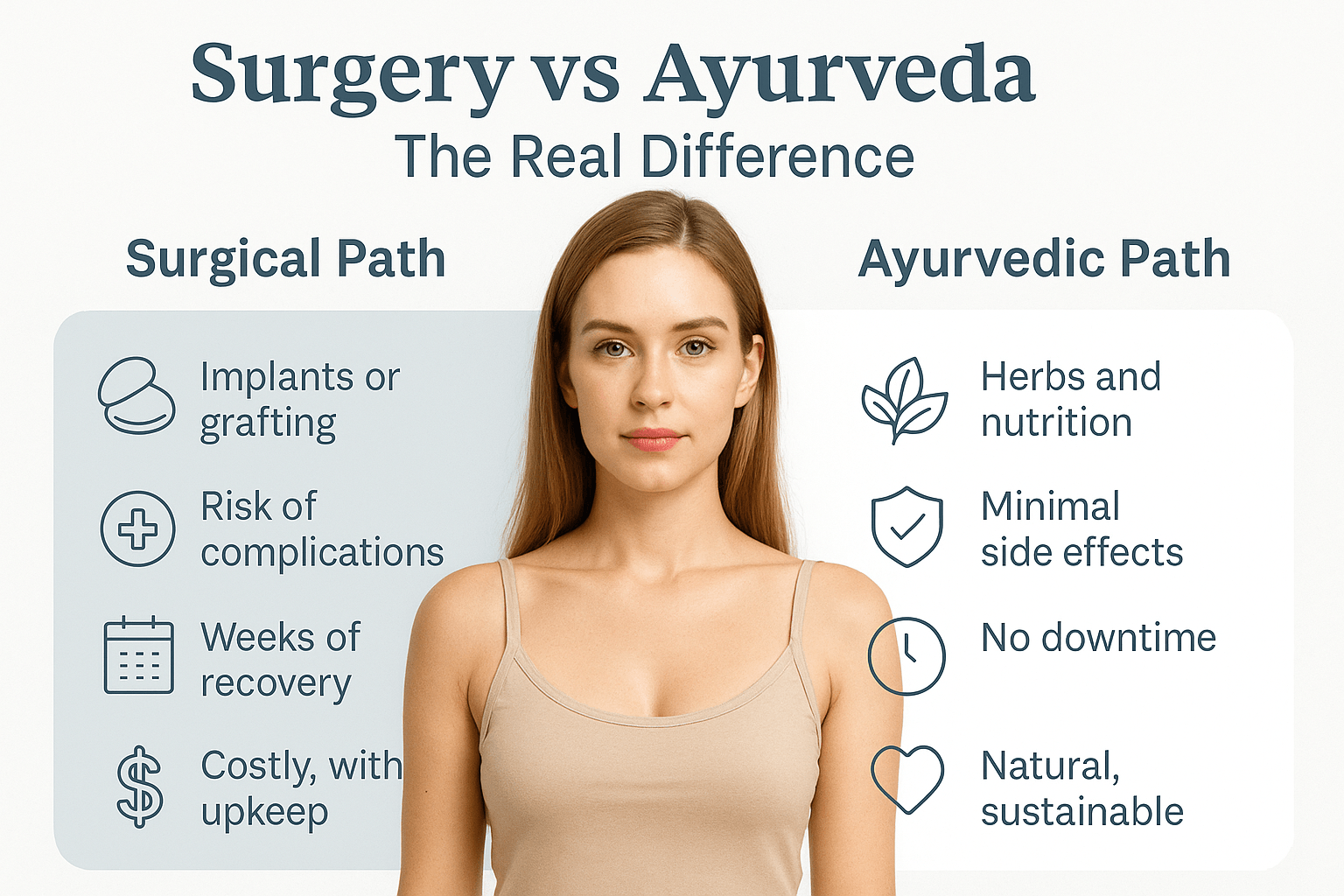 Ayurvedic Breast Enlargement Vs Surgery- Safe, Natural Choice 7 Surgery vs ayurveda