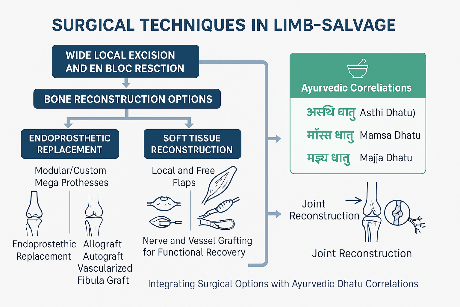 Surgical techniques in limb salvage