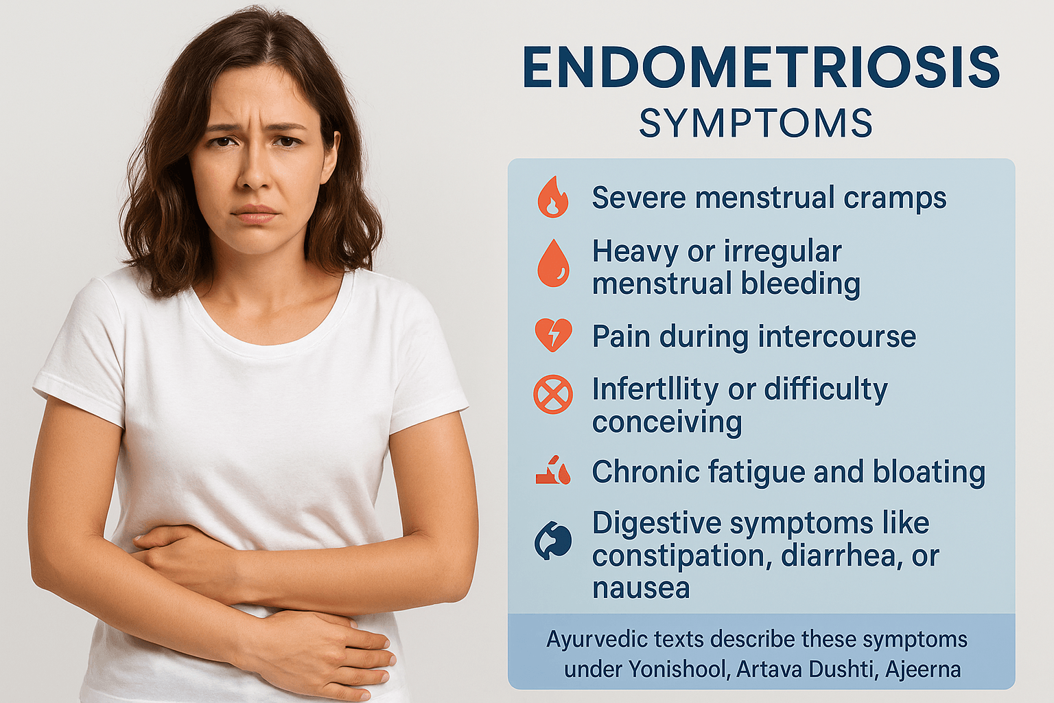 Endometriosis-Causes, Symptoms, Diagnosis, And Ayurvedic Cure 2 Symptoms 6