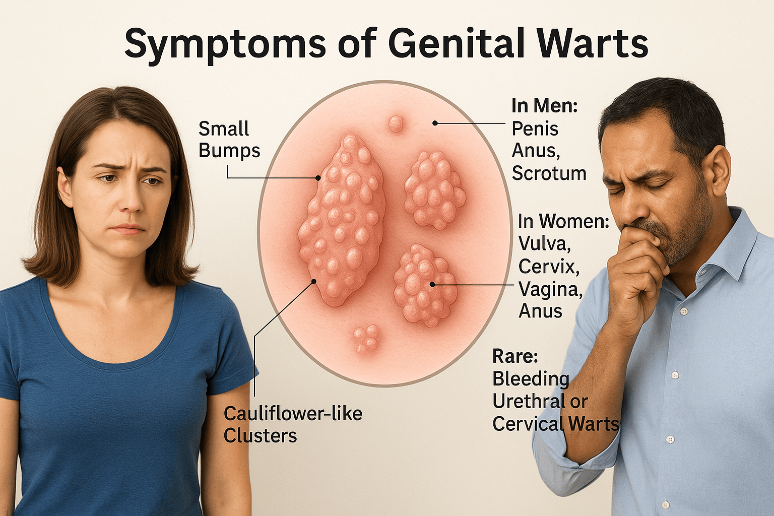 Genital Warts Explained- Causes, Symptoms, And Ayurvedic Cure 3 Symptoms 8