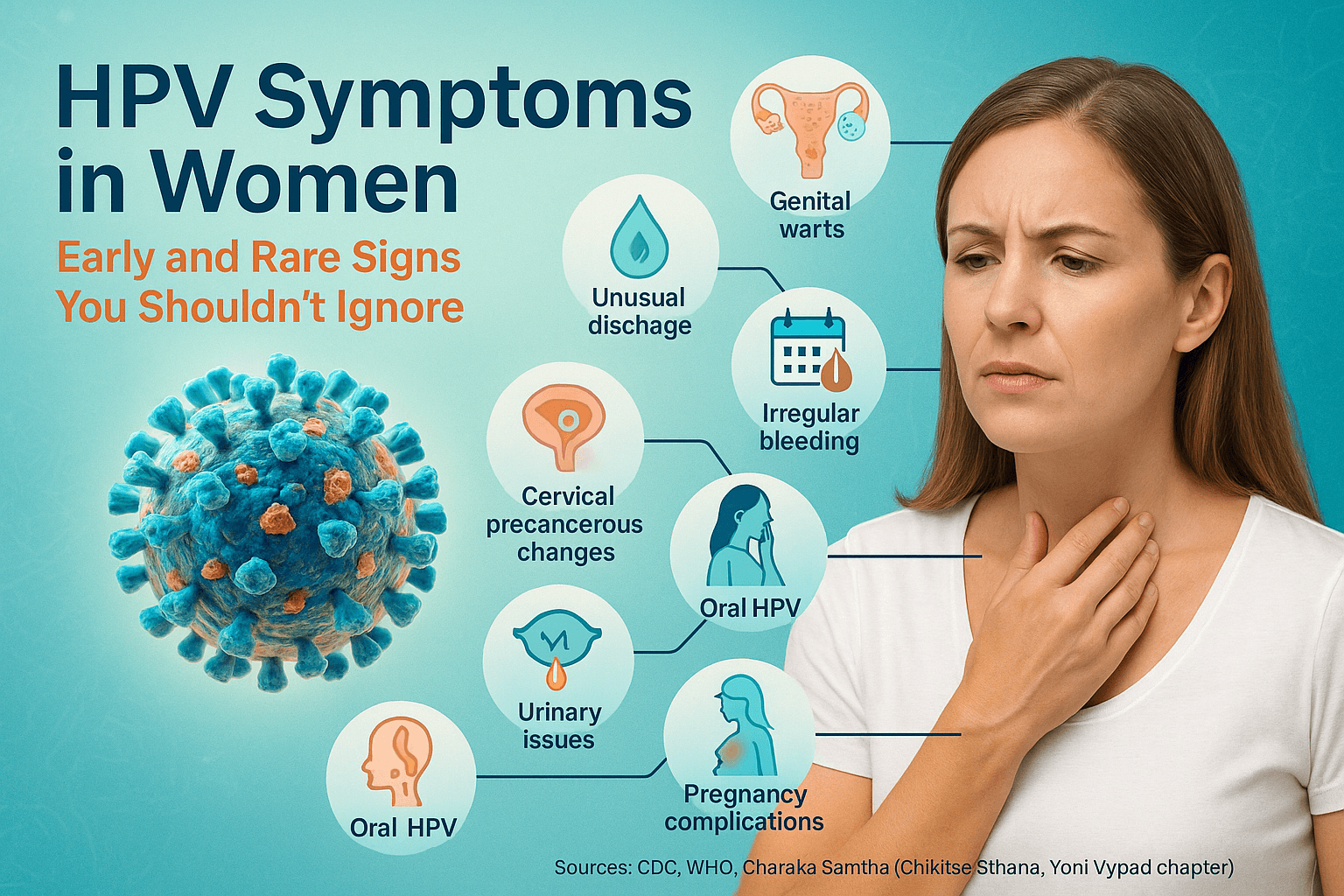Symptoms in female