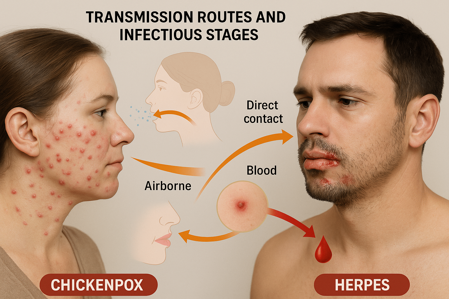 Chickenpox Vs Herpes: Key Differences, Symptoms, Spread, And Ayurvedic Cure 6 Transmission