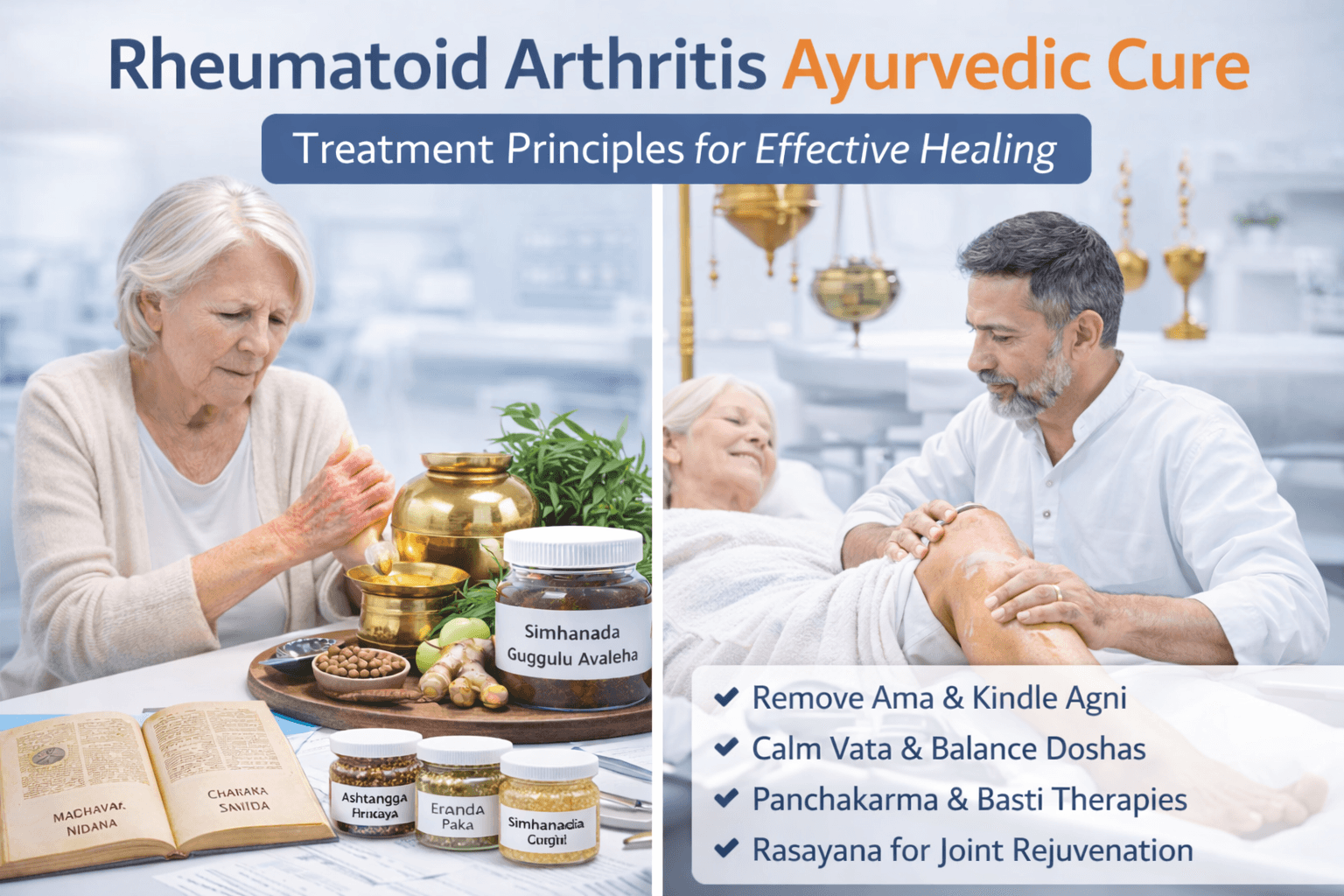 Rheumatoid Arthritis (Amavata) Ayurvedic Cure- Case Studies &Amp; Research 4 Treatment principles
