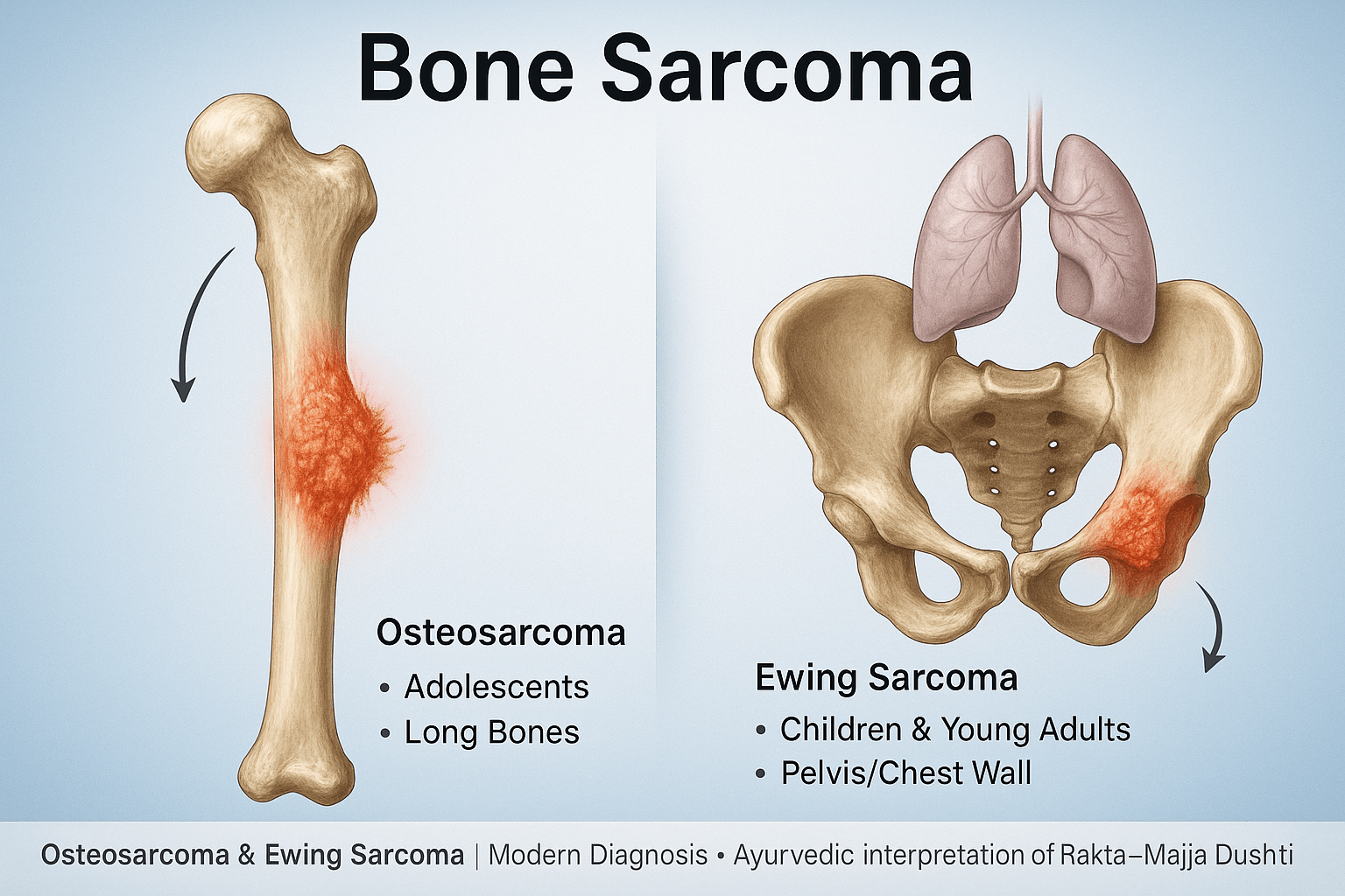 Types of bone sarcoma