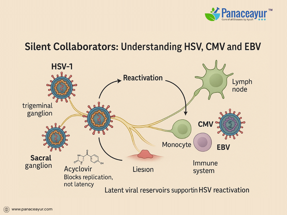 Herpes Co-Infections- Hsv-1, Hsv-2, Cmv, Ebv And Ayurveda Cure 2 Understanding hsv cmv ebv infections