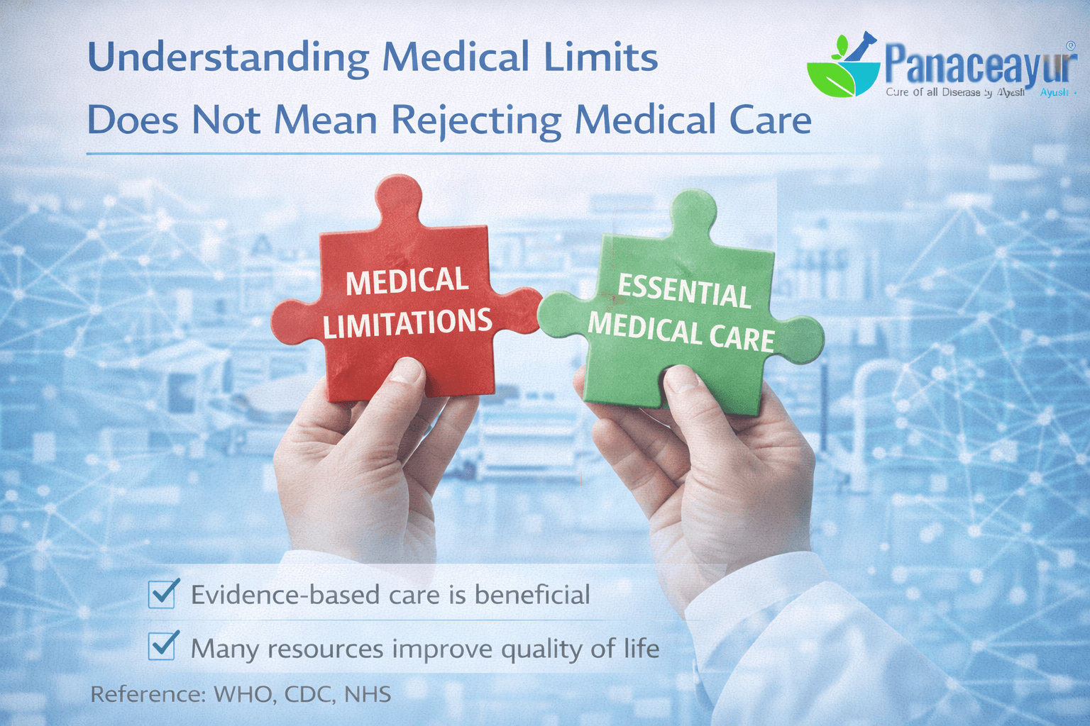 Understanding Medical Limits Does Not Mean Rejecting Medical Care Understanding that recognizing the limits of modern medicine does not mean rejecting medical care for herpes