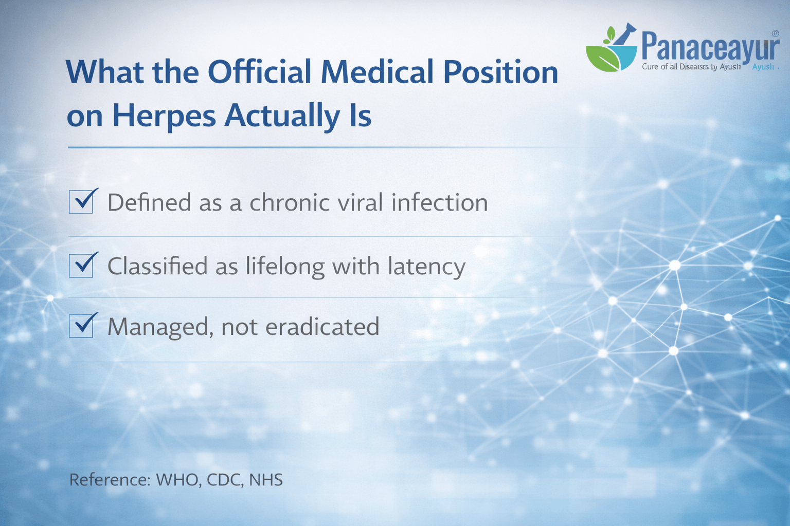 What The Official Medical Position On Herpes Actually Is What the official medical position on herpes actually is