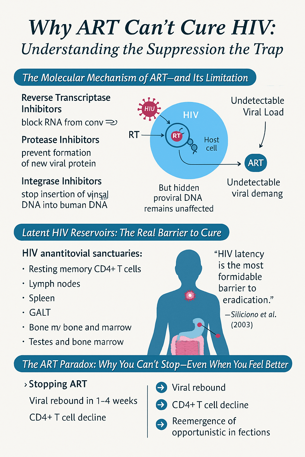 Why art cant cure hiv understanding the suppression trap