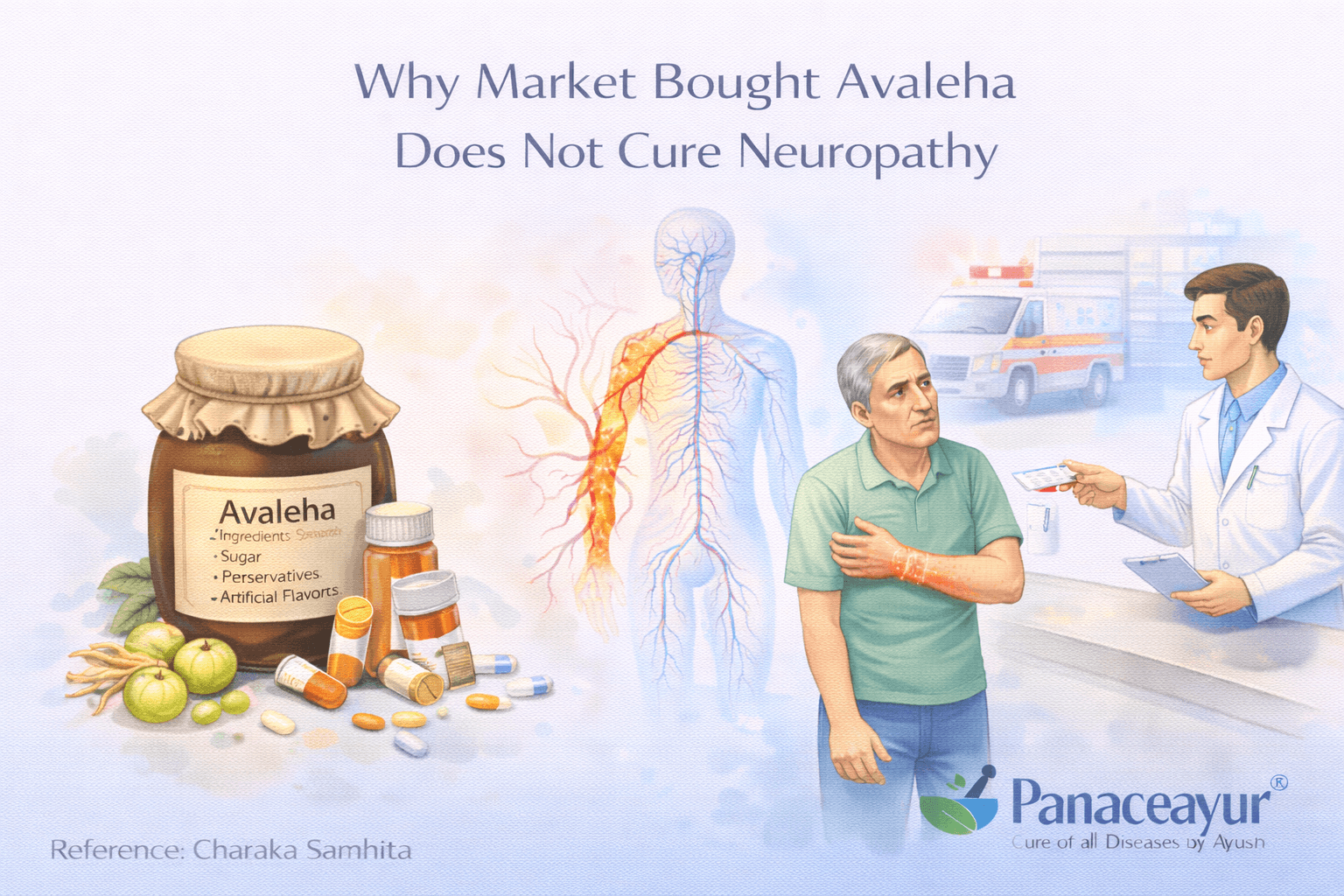 Why market bought avaleha does not cure neuropathy