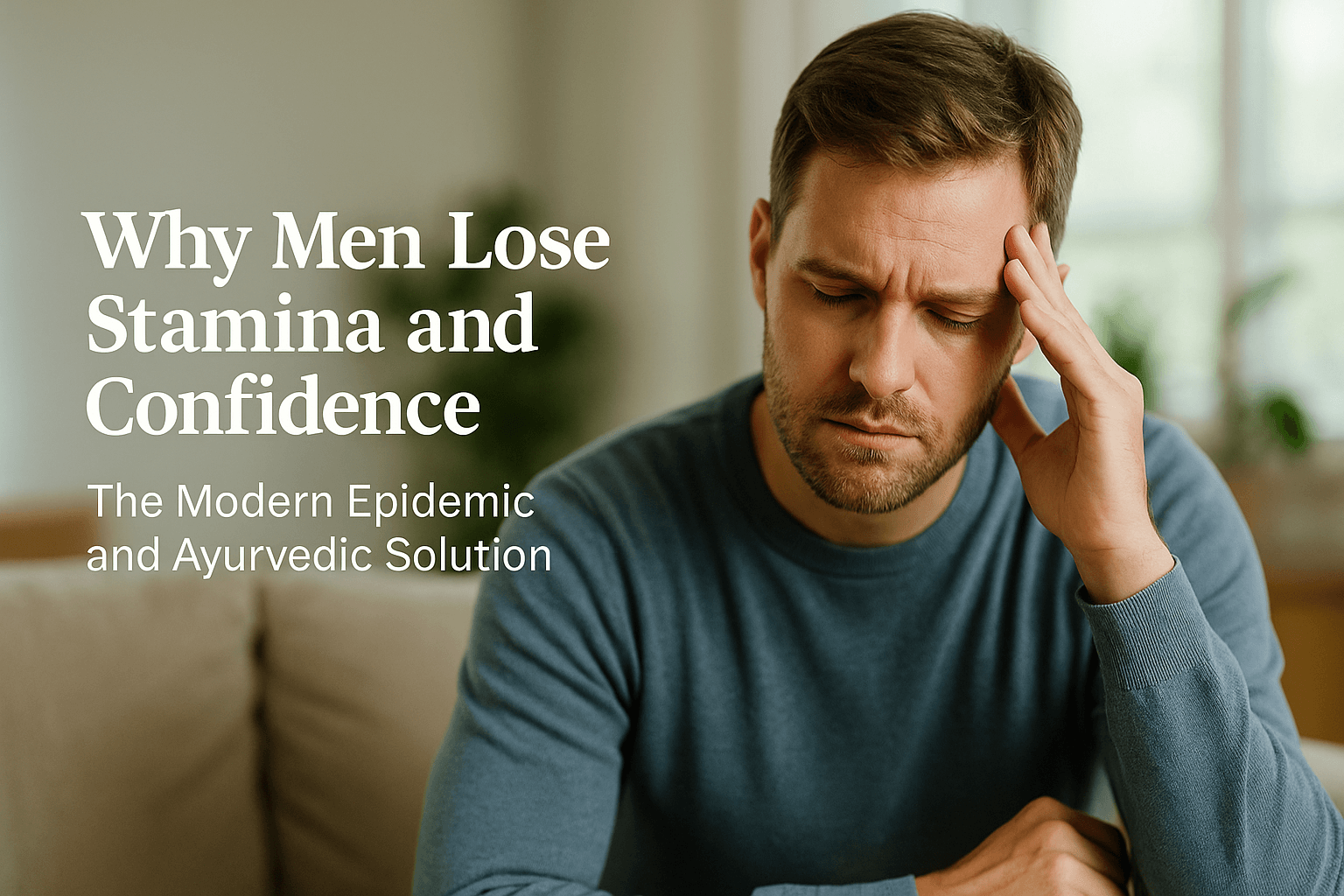 Why men lose stamina and confidence