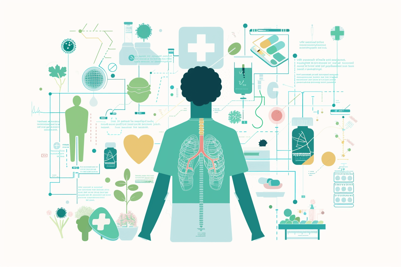 Illustration showing patient exploring alternative treatment options for pancreatic cancer due to side effects, delayed diagnosis, and need for holistic care