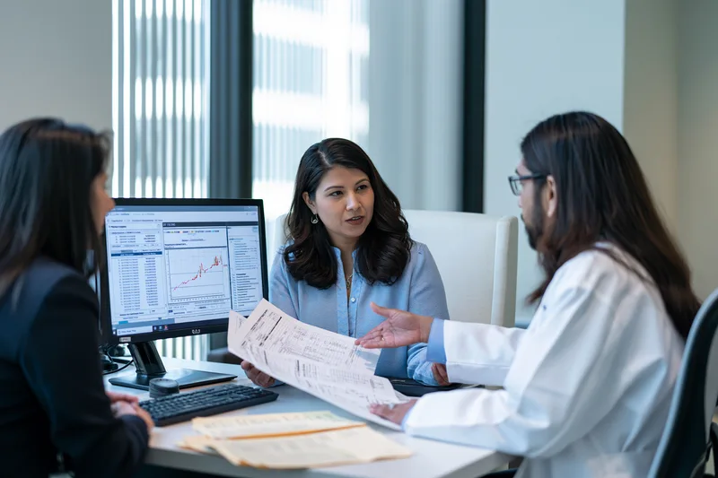 Thalassemia Major Vs Minor Vs Intermedia: Symptoms, Blood Reports, Risks And Treatment Differences 10 Hematologist reviewing changing transfusion needs while explaining that inherited thalassemia type does not genetically progress.
