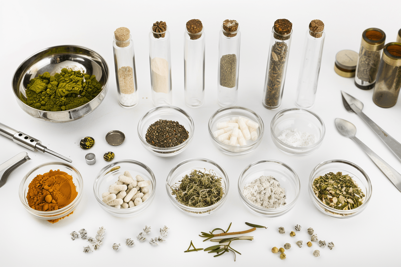 Classical-Ayurvedic-Formulation-Pancreatic-Cancer-Avaleha.jpg Clinical preparation of ayurvedic avaleha with herbs and mineral ingredients representing alternative treatment pancreatic cancer formulation