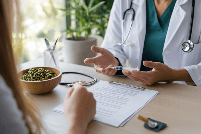 Home 1 Covid-19 vaccine side effects and long covid recovery consultation with an ayurvedic doctor discussing fatigue, brain fog, immune health, and personalized rasayana therapy.