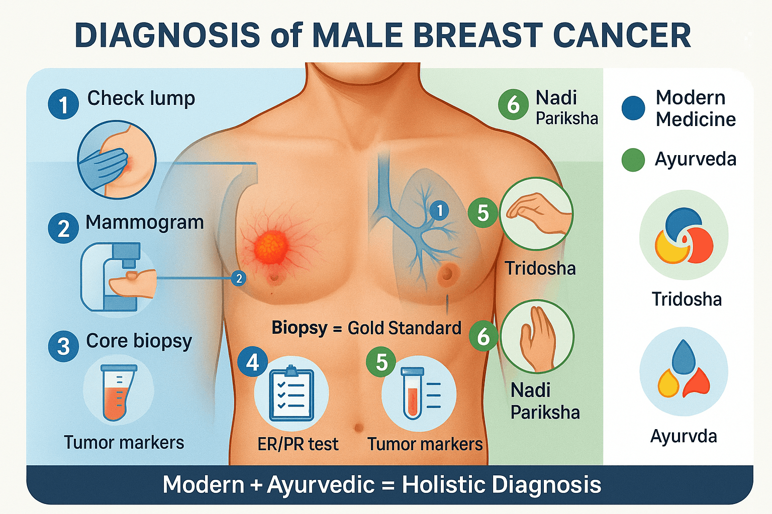 Male Breast Cancer- Causes, Symptoms, Diagnosis &Amp; Cure 4 Diagnosis 1