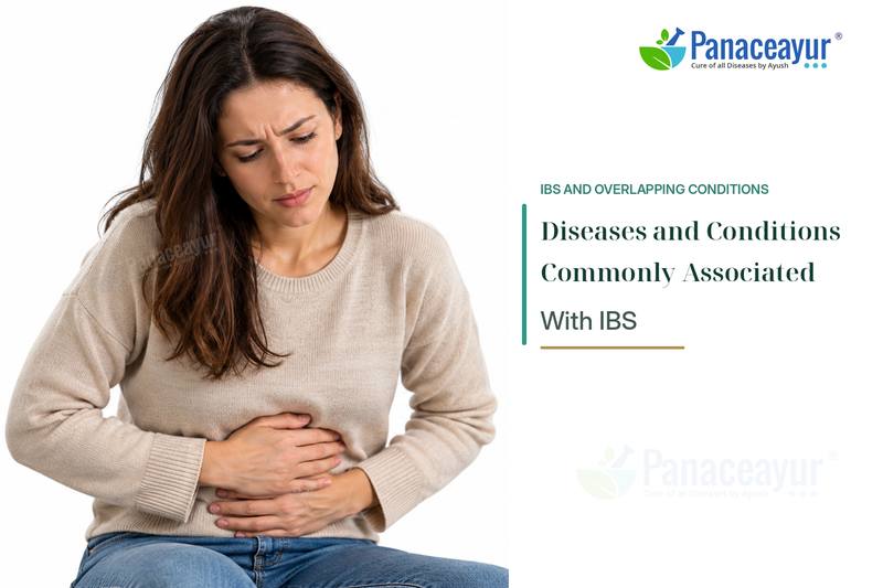 Ibs Ayurvedic Treatment- Symptoms, Diagnosis, Cure 5 Diseases conditions commonly associated with ibs panaceayur 1536x1024 1