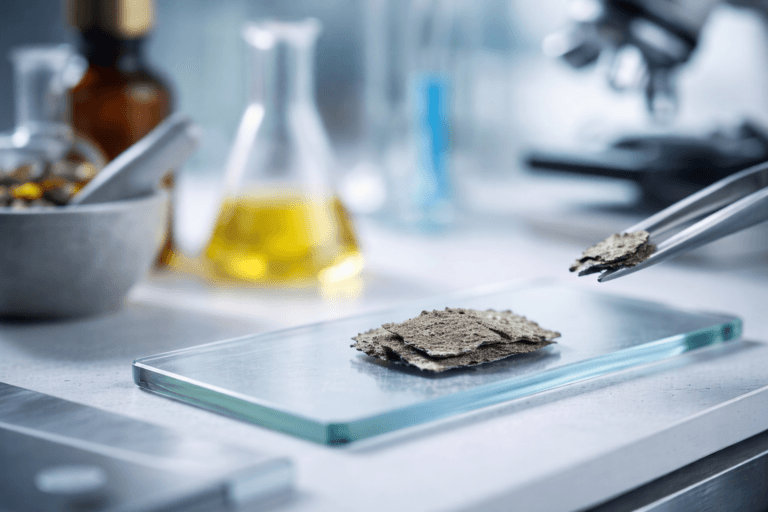 Vijay Parpati Rasashastra formulation macro laboratory analysis on glass slide