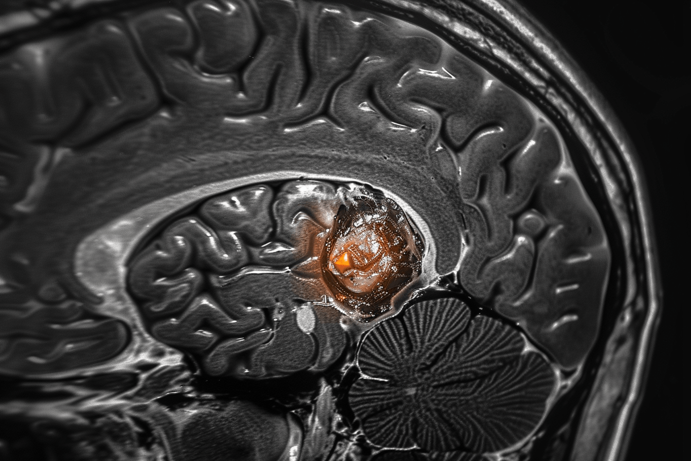 Early glioma recurrence mri hidden tumor